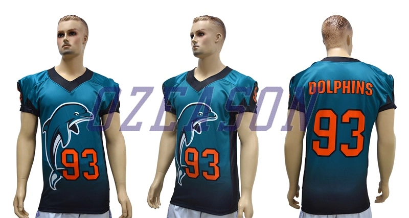 Custom Design College American Football Jerseys Plain White American Practice Football Jersey