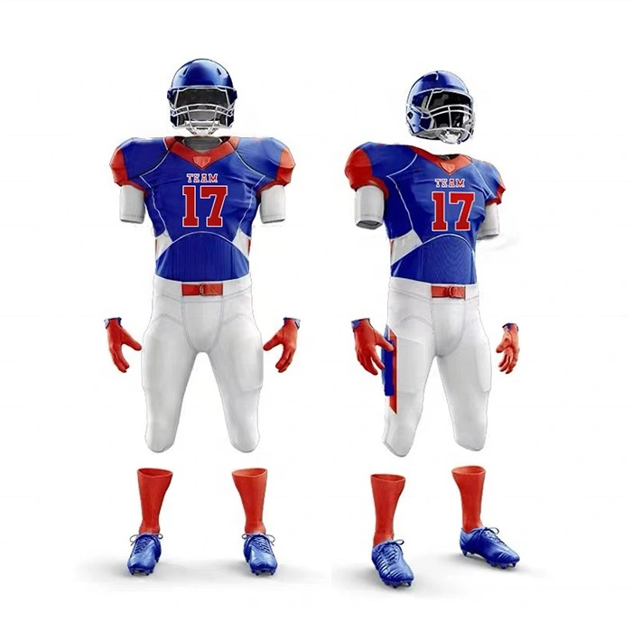 Popular Custom American Football Uniforms Sublimation Football Jerseys Tackle Twill Football Jerseys