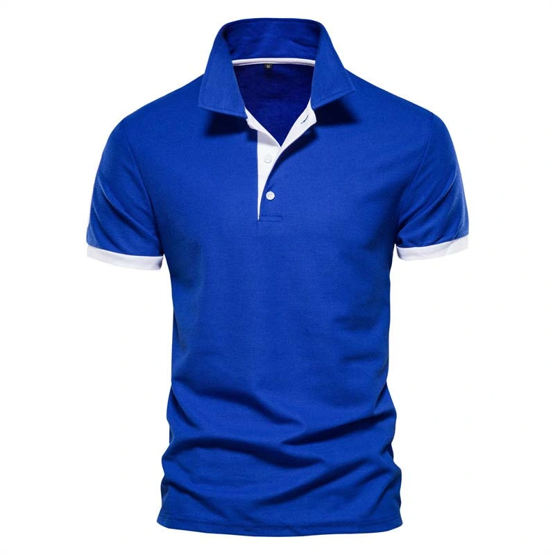 Custom Logo Men′s Polo Sports Wear Golf Shirt Fabric Couple Polo Shirt